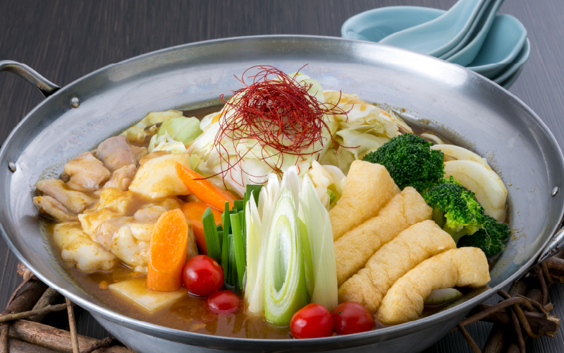 カレーもつ鍋