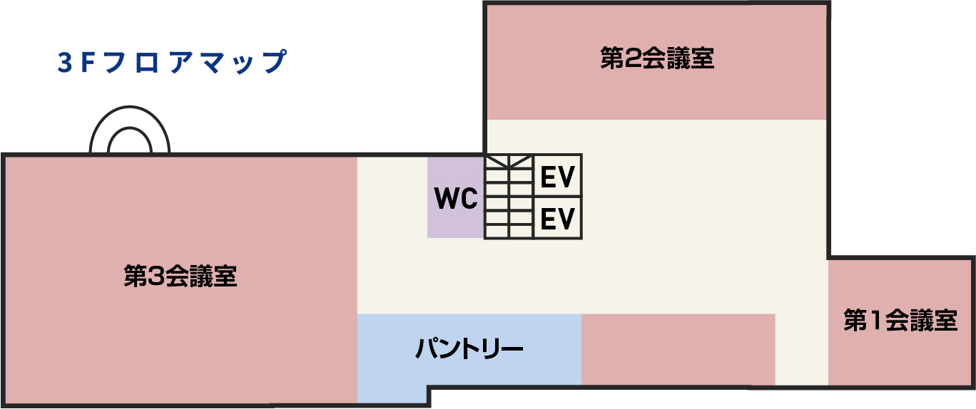3Fフロアマップ