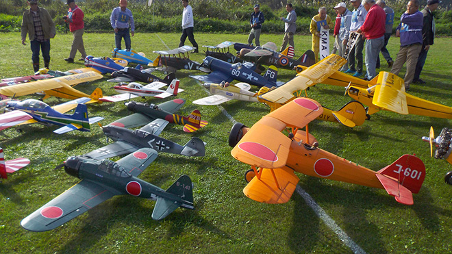 素晴らしきラジコン模型航空機の世界展の展示物
